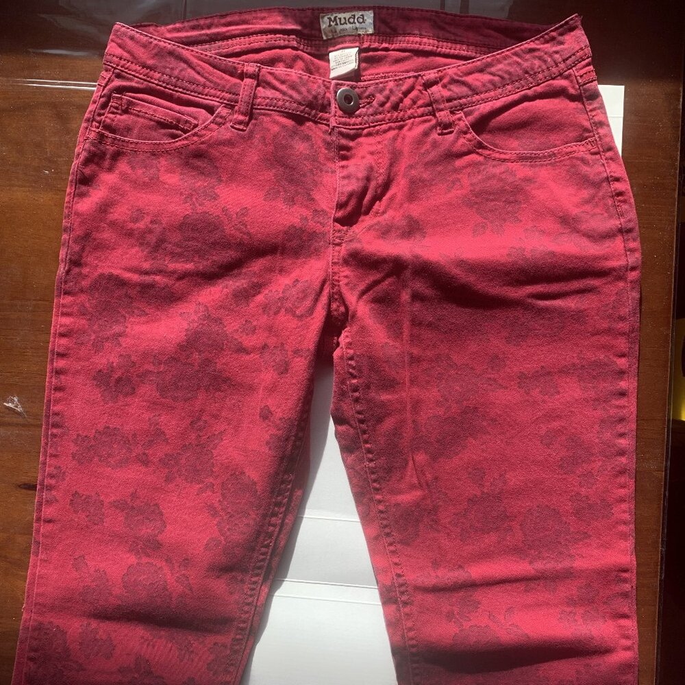 Printed Mudd Jeans--very cute! Women's Size 11